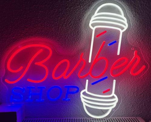 Kapper barber neon sign bord LED lichtbord verlichting lamp, Verzamelen, Merken en Reclamevoorwerpen, Nieuw, Verzenden