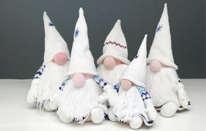 Haakpatroon Winter Tomte Frozen, Hobby en Vrije tijd, Breien en Haken, Breien of Haken, Nieuw, Wol of Garen, Ophalen of Verzenden