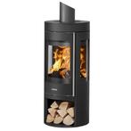 Houtkachel Justus Mino Trios 3 zijden glas, Huis en Inrichting, Kachels, Ophalen of Verzenden, Vrijstaand, Hout, Nieuw
