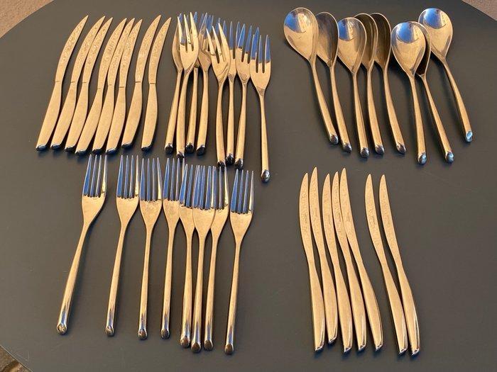 Sambonet - Modello : “Aieta / Curve” - Bestekset (39) -, Antiek en Kunst, Antiek | Meubels | Tafels