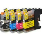 Brother MFC-J6520DW cartridges LC-123 Set 4 Stuks huismerk, Verzenden, Nieuw