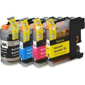 Brother MFC-J6520DW cartridges LC-123 Set 4 Stuks huismerk, Computers en Software, Printerbenodigdheden, Nieuw, Verzenden