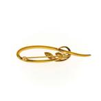 Vintage gouden broche (geelgoud, 585, 14 karaat) (geelgoud), Ophalen of Verzenden, Gebruikt, Overige kleuren, Goud