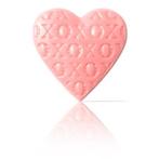 Dobla Chocoladedecoratie Hart XOXO (136 stuks), Verzenden, Nieuw