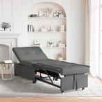 vidaXL 3-in-1 Sofa Bed - Uittrekbaar Ontwerp, Donkergrijze, Verzenden, Nieuw, Stof, Minder dan 150 cm