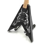 Miniatuur BC Rich Signature V gitaar met gratis standaard, Ophalen of Verzenden, Nieuw, Pop, Beeldje of Miniatuur