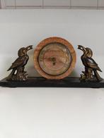 Commode klok - Art Deco Marmer, Zinklegering - 1930-1940 -, Antiek en Kunst, Antiek | Klokken