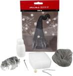 Diykit pakket hobbyset mini kerstgnoom grijze muts baard 13, Hobby en Vrije tijd, Knutselen, Ophalen of Verzenden, Nieuw