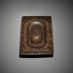 Oud-Egyptisch Steen Kartelvormig cosmetisch palet. Late, Verzamelen, Mineralen en Fossielen