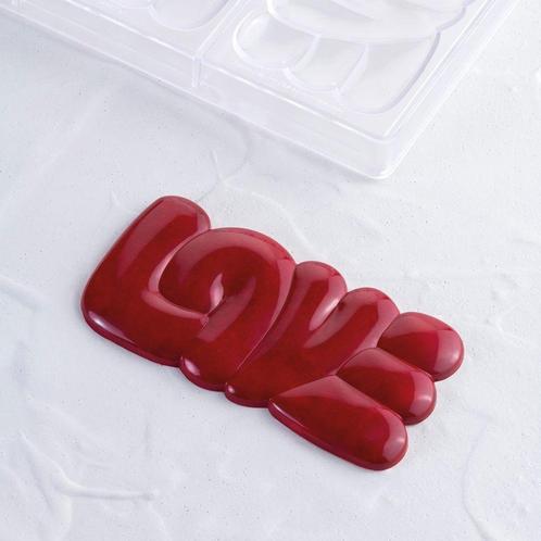 Pavoni Chocolademal Tablet Lovely (3x) 150x76mm, Hobby en Vrije tijd, Taarten en Cupcakes maken, Nieuw, Verzenden
