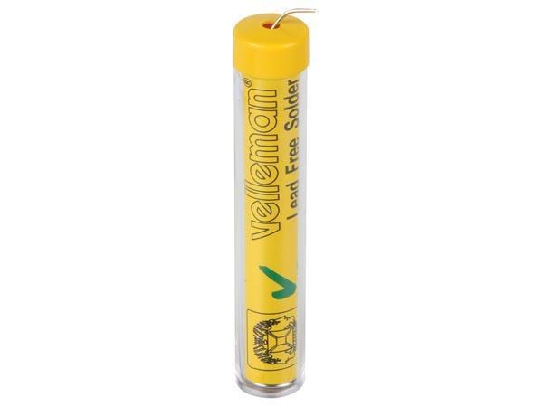 Velleman Loodvrij Soldeertin met dispenser - 1mm - harskern, Hobby en Vrije tijd, Elektronica-componenten, Verzenden