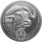 Zuid-Afrika. 5 Rand 2023 1 oz Big Five Silver Buffalo Coin