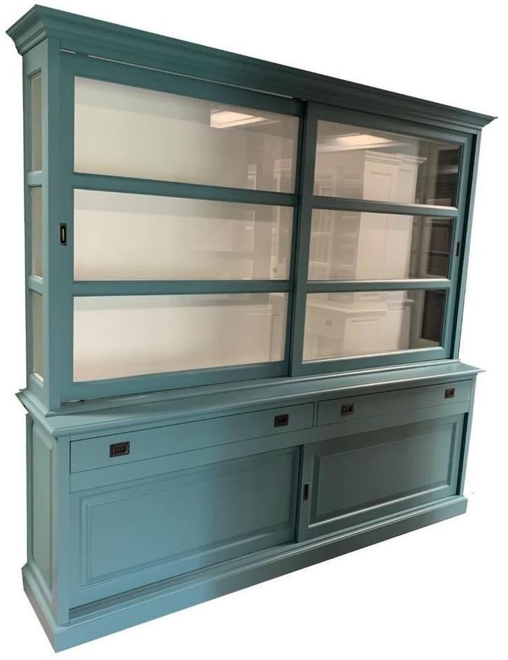 Buffetkast turquoise Bussum 240cm, Huis en Inrichting, Kasten | Buffetkasten, Ophalen of Verzenden