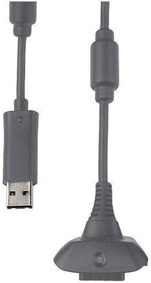 Microsoft Xbox 360 Play & Charge Kabel - Grijs, Spelcomputers en Games, Spelcomputers | Xbox 360, Zo goed als nieuw, Verzenden