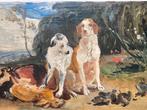 Philippe Rousseau (1816-1887) - Les chiens après la chasse