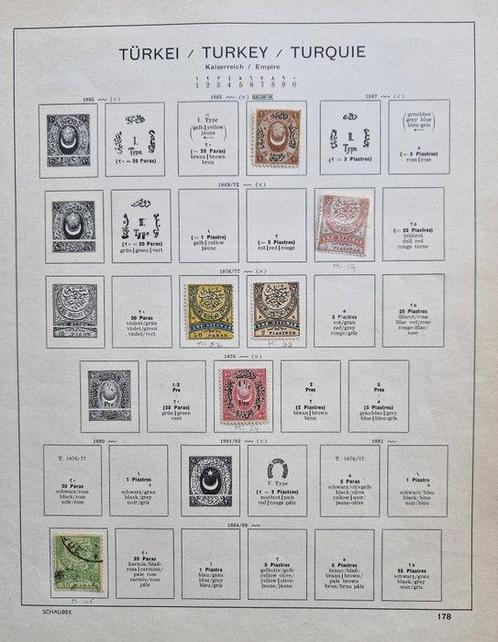 TURKEY 1865/1950 - Volledig genummerd met of zonder opdruk +, Postzegels en Munten, Postzegels | Amerika