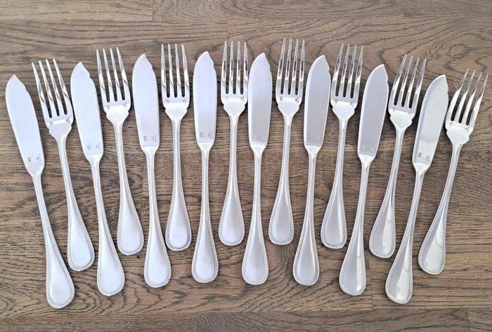 Christofle - Visbestekset (16) - voor 8 personen, model, Antiek en Kunst, Antiek | Meubels | Tafels