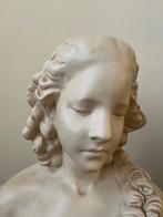 Buste, Buste van een dame - 59 cm - Gips, Antiek en Kunst
