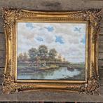 J. Koning (1897-1989) - Koeien in Hollands landschap, Antiek en Kunst