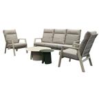 Barolo stoel bank loungeset 5 delig verstelbaar latte, Tuin en Terras, Ophalen of Verzenden, Nieuw, Aluminium