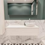 Badkamermeubel BWS Madrid Wit 120 cm met Topblad en, Doe-het-zelf en Verbouw, Sanitair, Ophalen of Verzenden, Nieuw, Bad