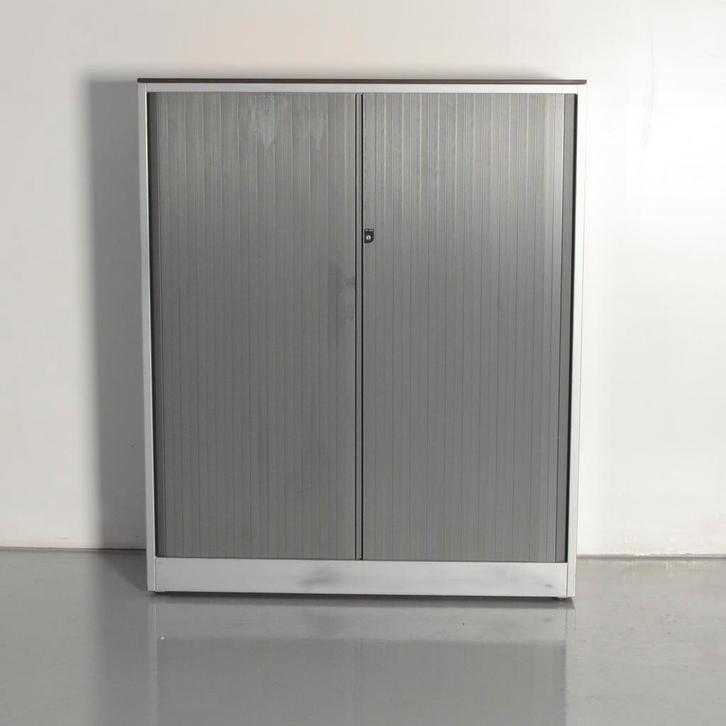 Ahrend roldeurkast, aluminium, 144 x 120cm, incl. 3, Huis en Inrichting, Kasten | Roldeurkasten en Archiefkasten, Ophalen of Verzenden