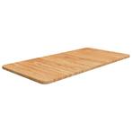 vidaXL Wastafelblad 80x40x1,5cm behandeld massief hout, Huis en Inrichting, Keuken | Keukenelementen, Verzenden, Nieuw, Bruin