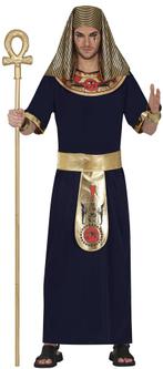 Farao Kostuum Zwart Goud Heren, Nieuw, Verzenden