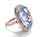 Zonder Minimumprijs - Ring - 9 kt. Roségoud, Zilver -, Sieraden, Tassen en Uiterlijk, Ringen, Nieuw