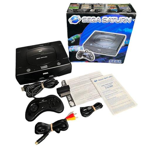 SEGA Saturn Console (Compleet in doos), Spelcomputers en Games, Spelcomputers | Sega, Zo goed als nieuw, Verzenden