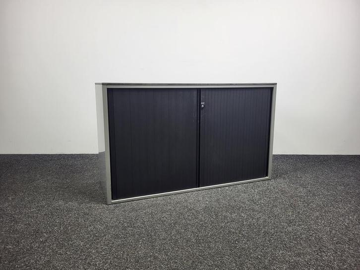 Ahrend Archiefkast - Grijs/Zwart | 72 x 120 x 45,5 cm, Huis en Inrichting, Kasten | Roldeurkasten en Archiefkasten, Gebruikt, Ophalen of Verzenden