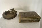 Daalderop KMD - Asbak (2) - Messing - Sigarendoos en asbak