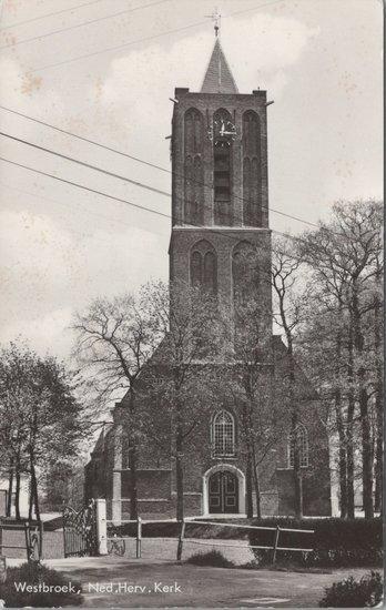 WESTBROEK - Ned. Herv. Kerk, Verzamelen, Ansichtkaarten | Nederland, Verzenden