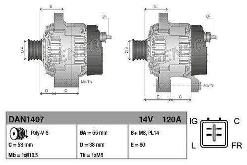 Dynamo / Alternator, Auto-onderdelen, Motor en Toebehoren, Nieuw, Ophalen of Verzenden