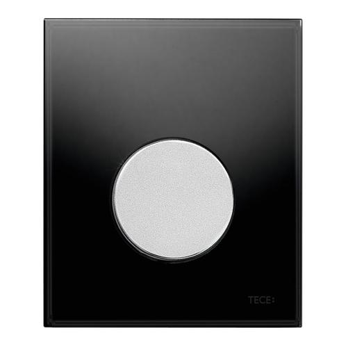 Urinoir Bedieningsplaat TECE Loop Glas Zwart 10,4x12,4 cm, Doe-het-zelf en Verbouw, Sanitair, Overige typen, Nieuw, Chroom, Ophalen of Verzenden