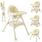 ComfyKidz 4 in 1 Beige Kinderstoel!, Kinderen en Baby's, Kinderstoelen, Verzenden, Nieuw, Meegroeistoel, Afneembaar eetblad