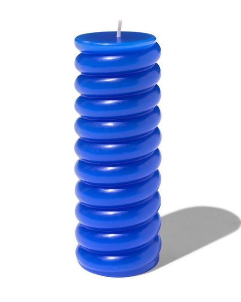 HEMA Stompkaars 5.5x15 ribbel van €2.99 voor €2 sale, Huis en Inrichting, Woonaccessoires | Kandelaars en Kaarsen, Nieuw, Verzenden