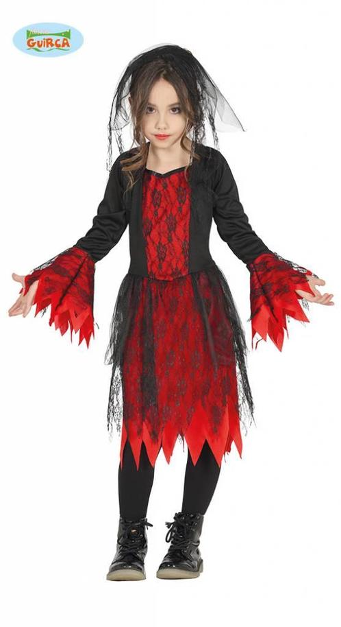 Gothic Girl jurk kind, Kleding | Dames, Carnavalskleding en Feestkleding, Nieuw, Ophalen of Verzenden