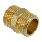 BONFIX Draad messing dubbele nippel 2 1/2 x 2 1/2 bu.dr., Ophalen of Verzenden, Nieuw