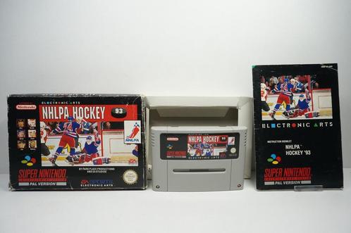 NHLPA Hockey 93 SNSP-HY-UKV Garantie & morgen in huis!, Spelcomputers en Games, Games | Nintendo Super NES, Zo goed als nieuw