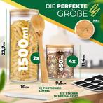 Tweedekans | GREEN BEES set van 6 grote voorraadpotten -, Huis en Inrichting, Ophalen of Verzenden, Zo goed als nieuw