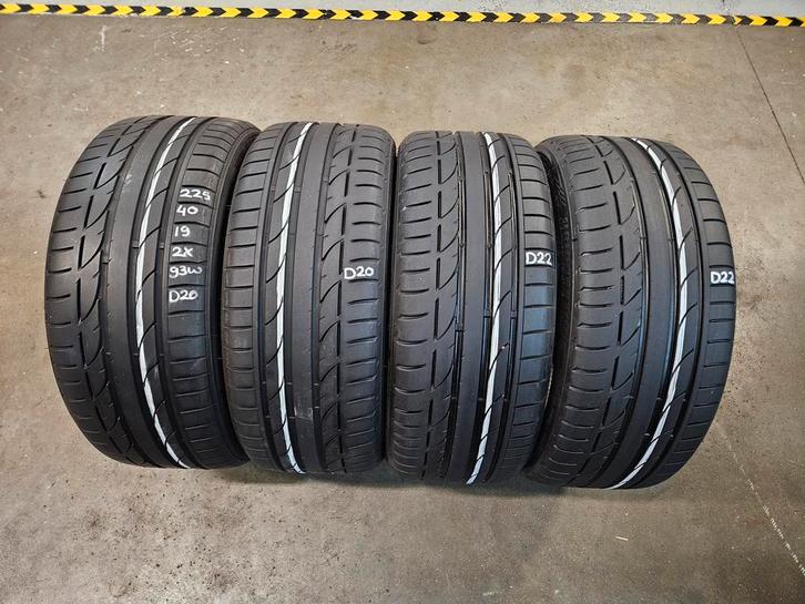 225/40/19 93W BRIDGESTONE POTENZAS001 D22/20 7,4MM PROFIEL, Auto-onderdelen, Banden en Velgen, 19 inch, Erkend duurzaam, Zomerbanden