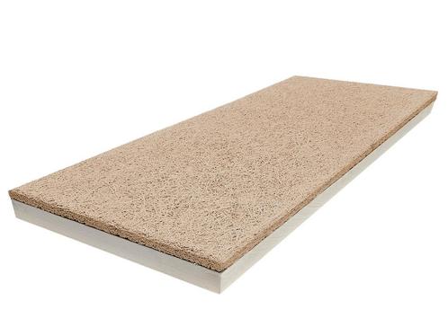 PIR + Houtwolcement naturel 1200x600x81+25mm Rd:3,68 (=0,72, Doe-het-zelf en Verbouw, Isolatie en Afdichting, Ophalen of Verzenden