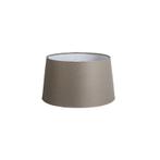 Linnen lampenkap taupe 35/30/18, Huis en Inrichting, Lampen | Lampenkappen, Overige kleuren, Rond, Nieuw