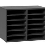 Houten Literatuurorganisator 12 Vakken, Verstelbare Planken, Verzenden, Nieuw