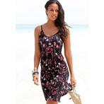 Lascana Strandjurk met bloemenprint, nauwsluitende, Kleding | Dames, Jurken, Verzenden, Nieuw