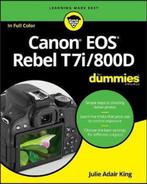 9781119399773 Canon Eos Rebel T7i/800d for Dummies, Nieuw, JA King, Verzenden