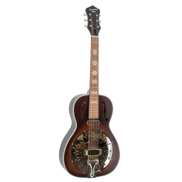 Resonator Gitaar - Recording King - RPHR2EBRB - Sunburst, Muziek en Instrumenten, Snaarinstrumenten | Gitaren | Akoestisch, Nieuw