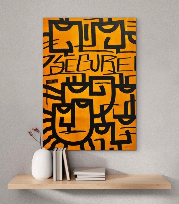 Bamèr - Secure - (XL), (unique work), Antiek en Kunst, Kunst | Schilderijen | Modern