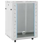 vidaXL Netwerkkast met draaiwieltjes 15U 19 IP20 60x45x86, Computers en Software, Verzenden, Nieuw
